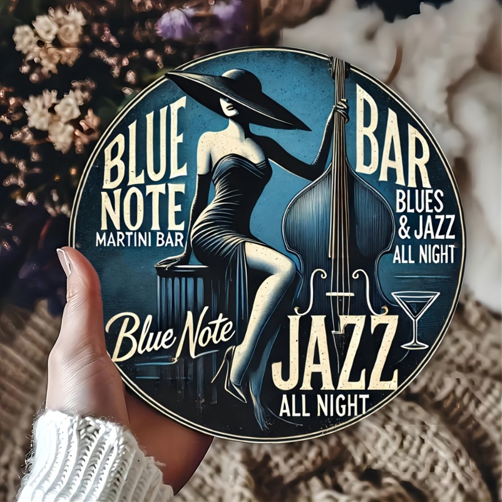 Vintage Fashion Plates - Blue Note Jazz Martini Bar Vintage