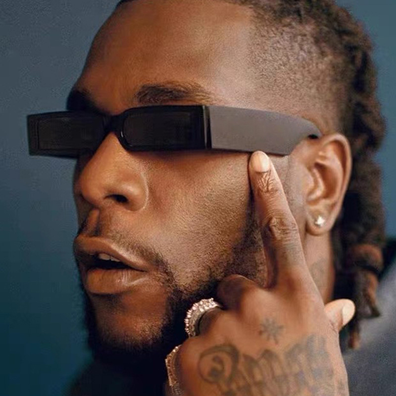 Vintage Fashion Designer - Rectangle Fashion Sunglasses Man Hip Hop
