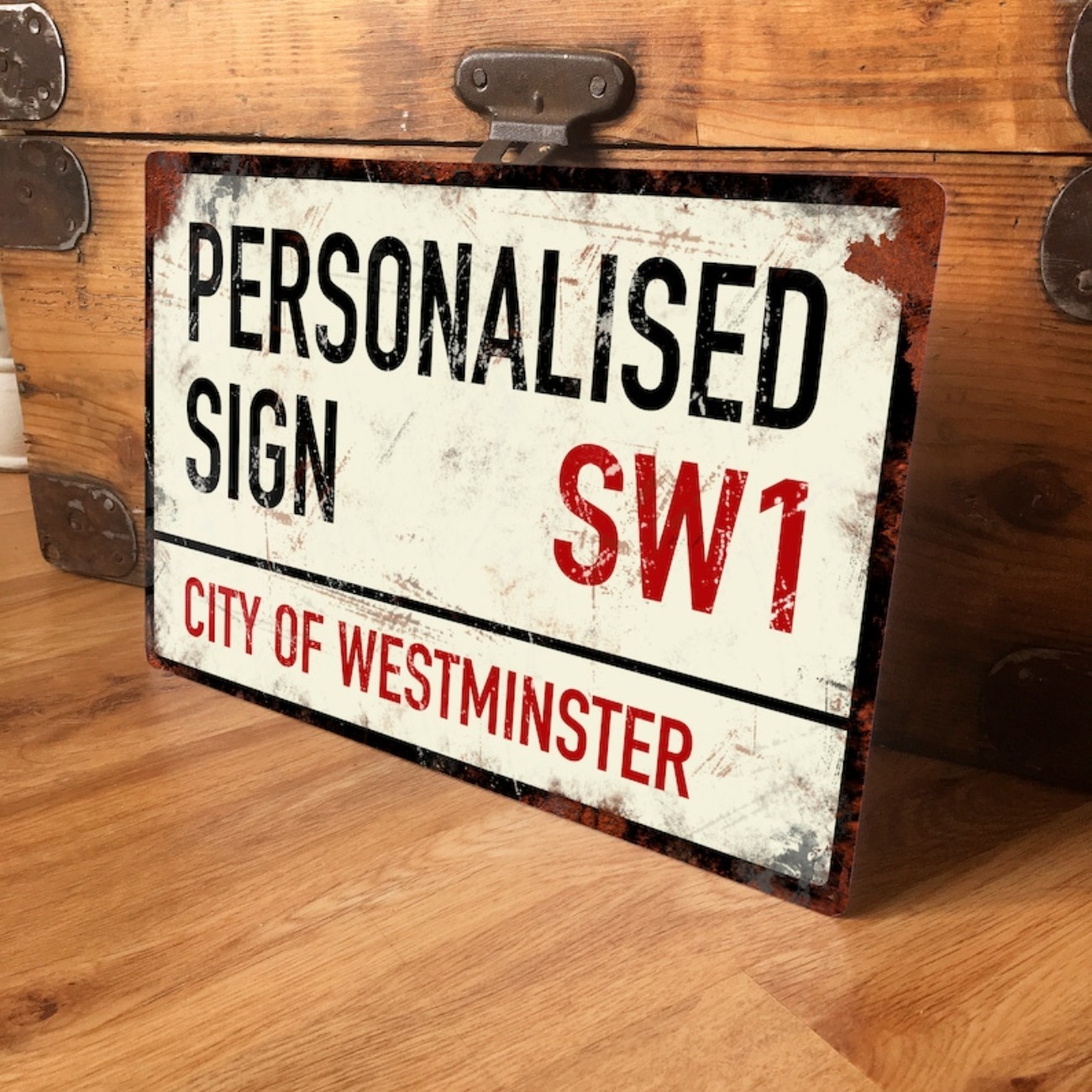Vintage Fashion Plates - Custom Personalised Street Road Metal Sign