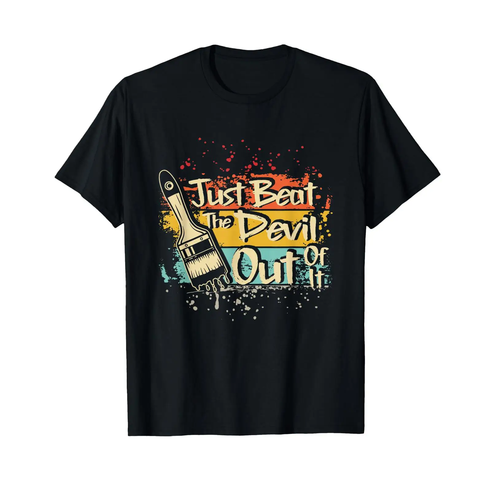 Vintage Fashion Drawings - Retro Just Beat The Devil Out