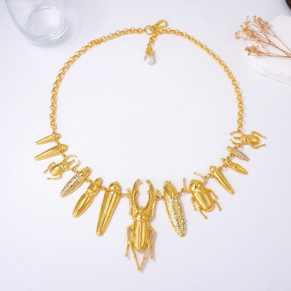 Vintage Gold Beetle Insect Sta - Vintage Fashion Bug review and price