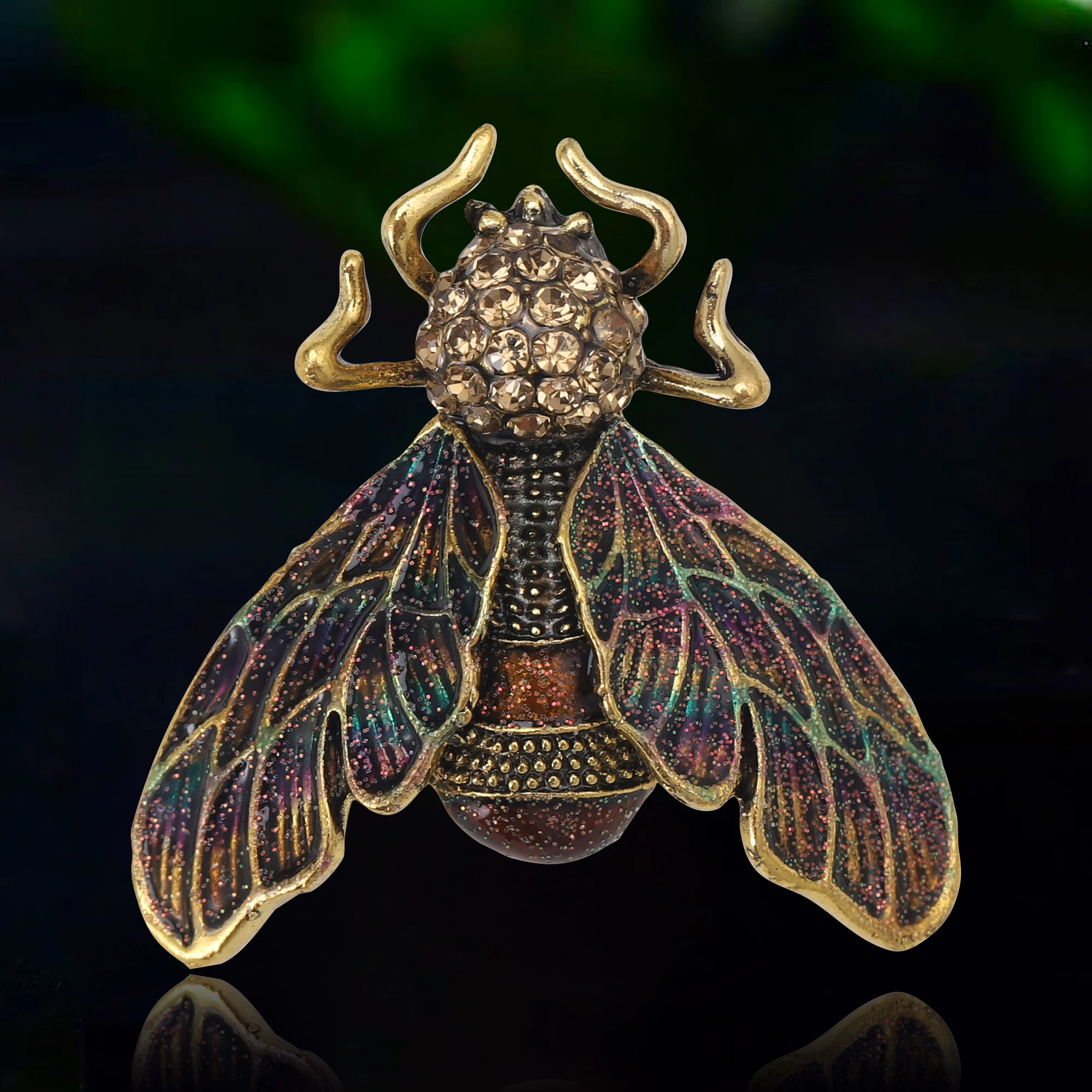 Vintage Rhinestone Bug Brooche - Vintage Fashion Bug review and price
