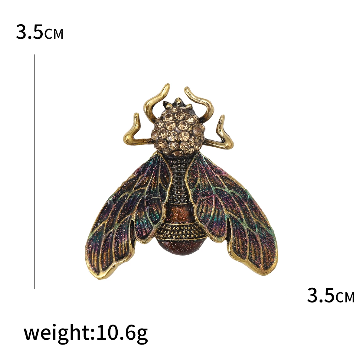 Vintage Rhinestone Bug Brooche - Vintage Fashion Bug review and price