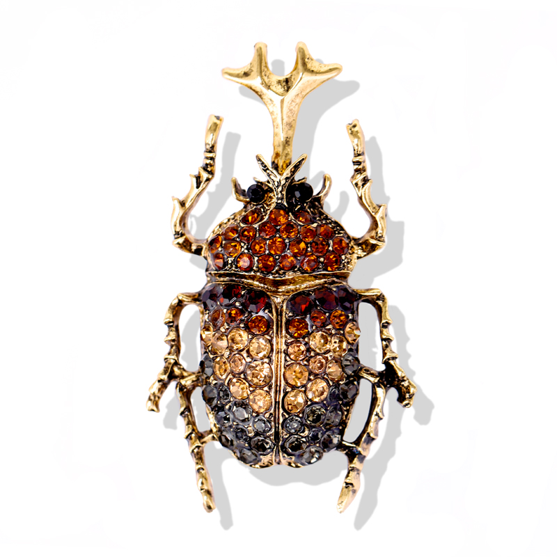 High-end Beetles Enamel Pin Rh - Vintage Fashion Bug review and price