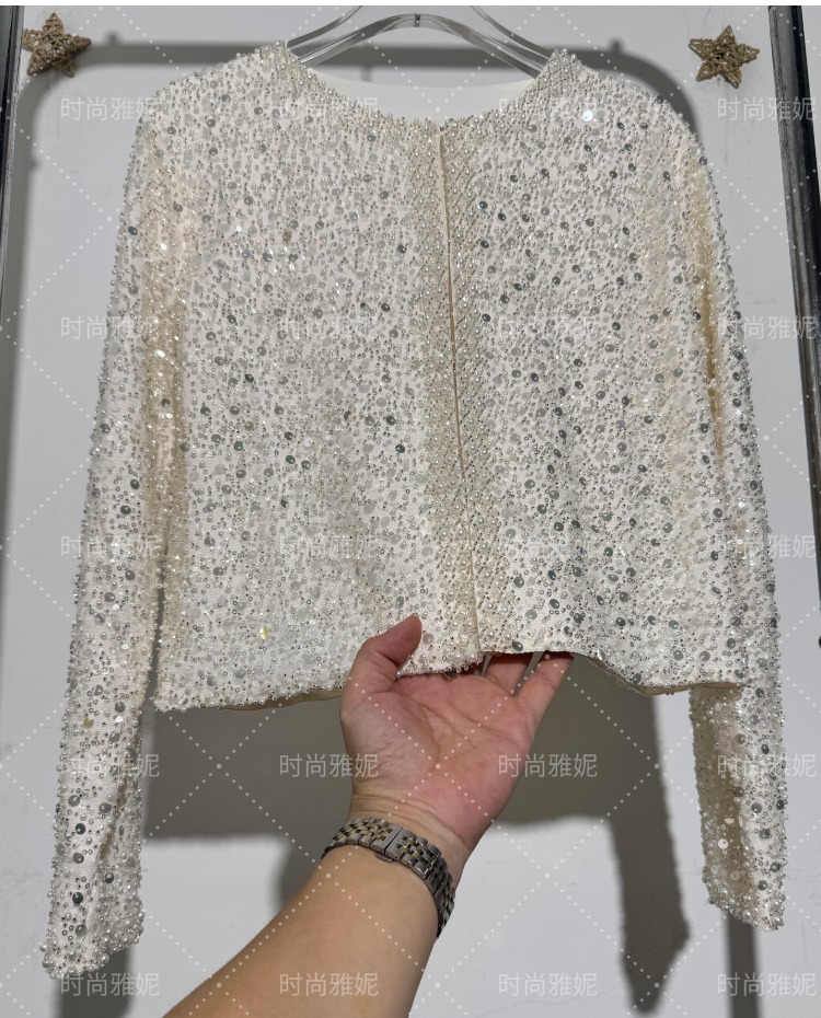 Fashion Heavy Sequin Beaded Ca - Vintage Fashion Jacket review and price