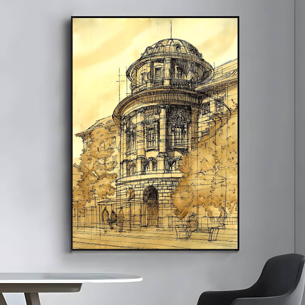 Vintage Architecture Drawings  - Vintage Fashion Drawings review and price