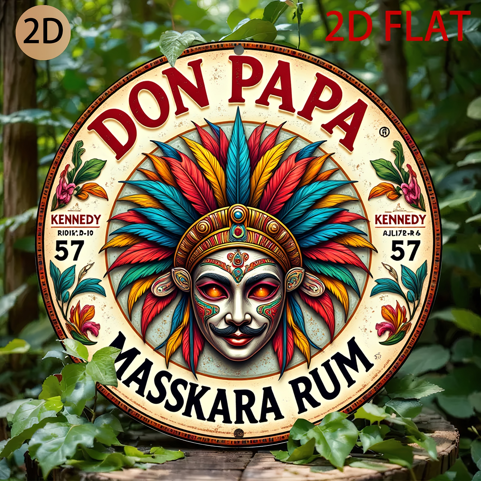Vintage Don Papa Masskara Rum  - Vintage Fashion Plates review and price