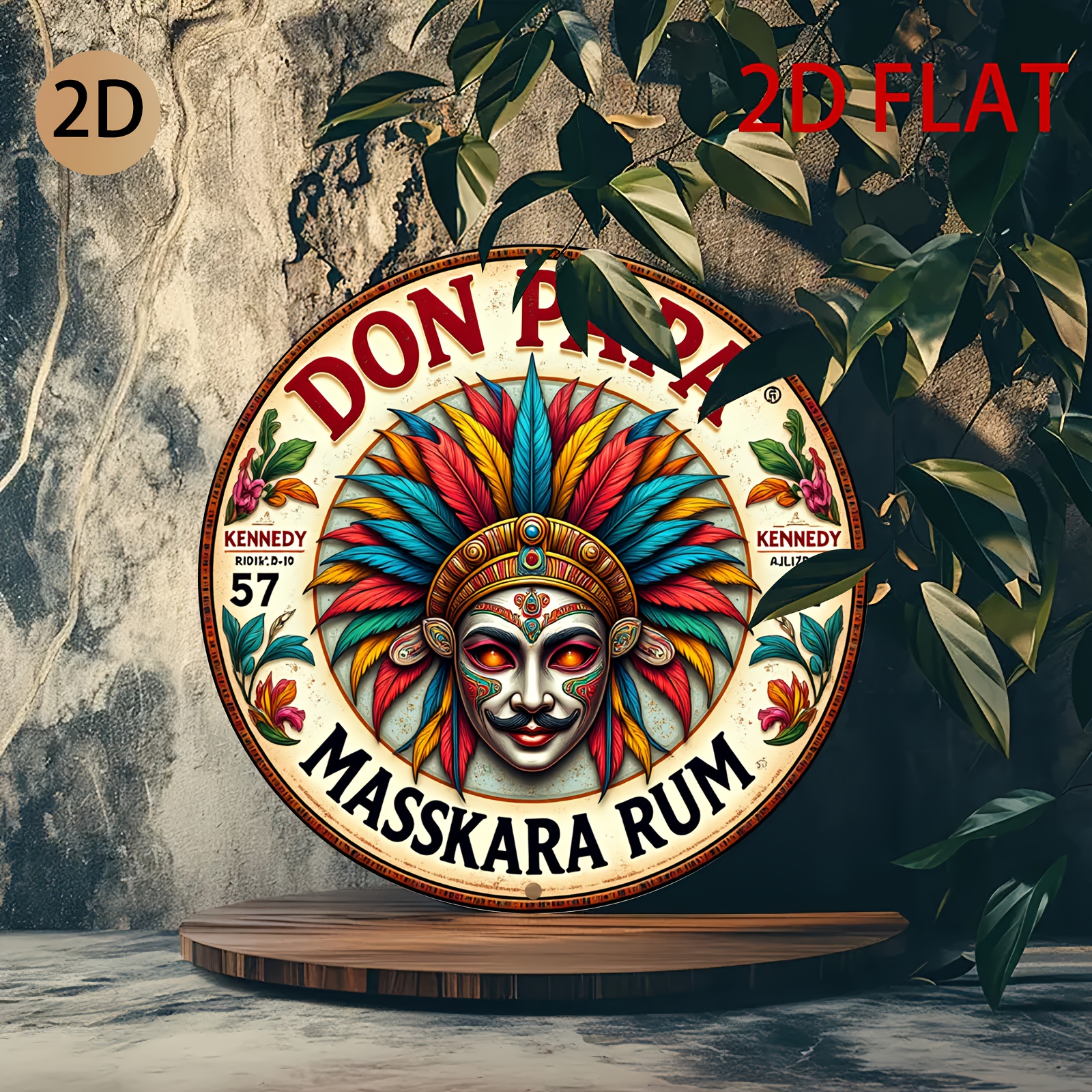 Vintage Don Papa Masskara Rum  - Vintage Fashion Plates review and price
