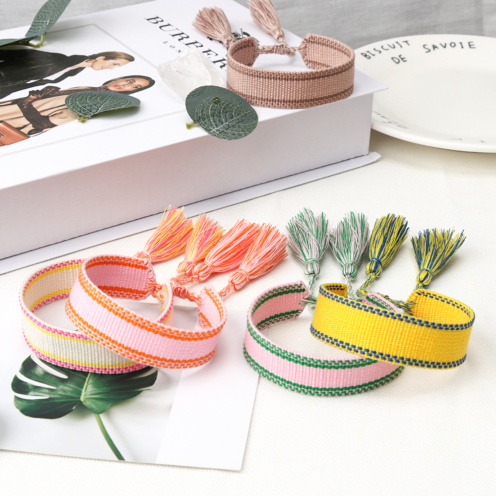 Plain Woven Bracelets Candy Co - Vintage Vibes Fashion review and price