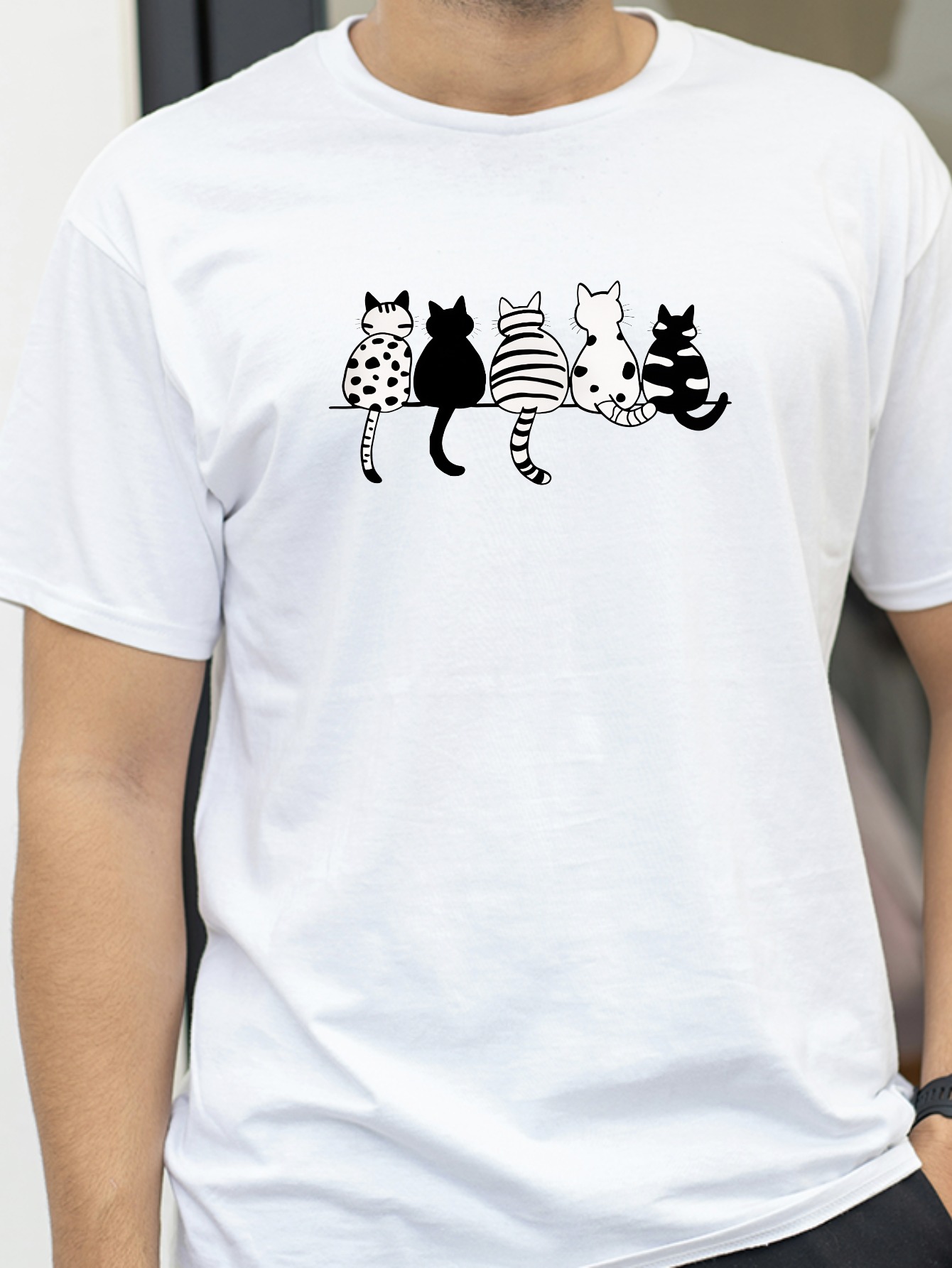 Cat Gang Drawing T-Shirt Women - Vintage Fashion Drawings review and price