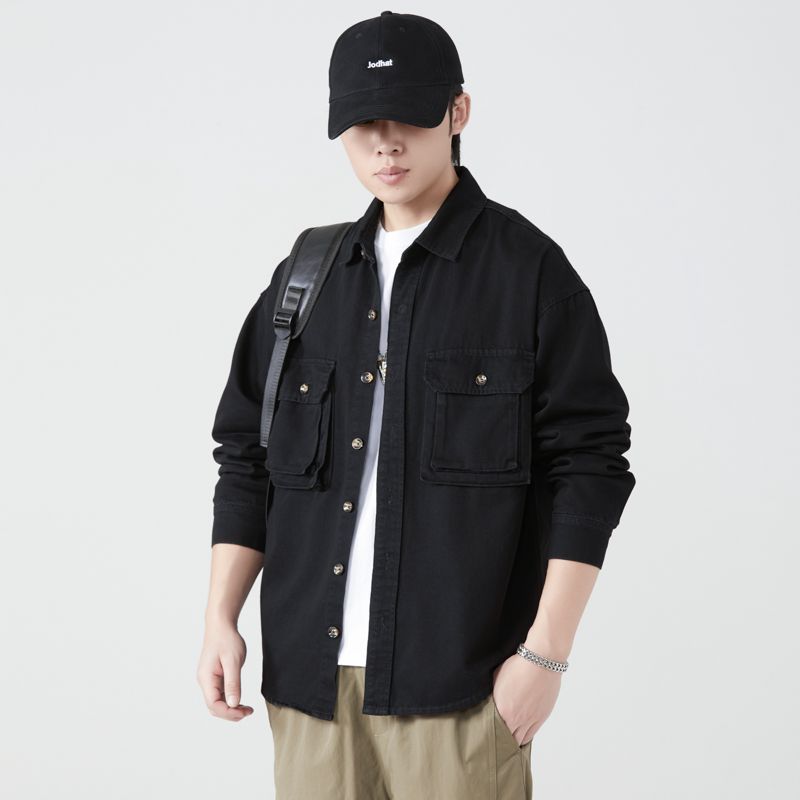 Pure Cotton Tooling Shirts Men - Vintage Fashion Jacket review and price