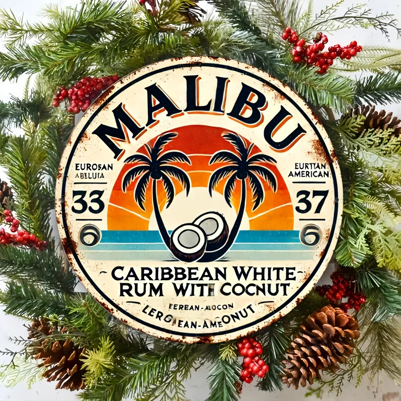 Vintage Malibu Rum Coconut Alu - Vintage Fashion Plates review and price
