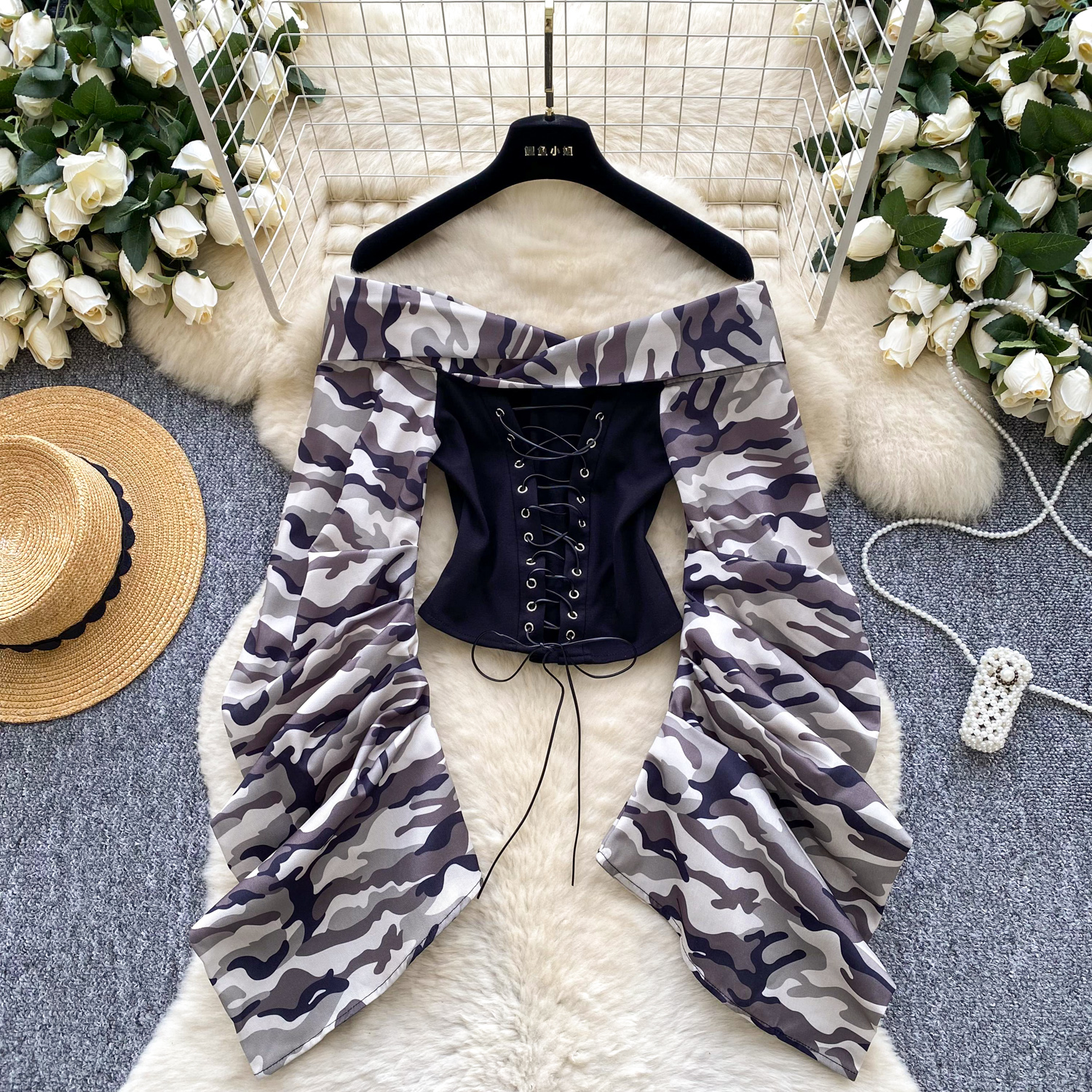 Vintage Blouse slash neck Draw - Vintage Fashion Drawings review and price