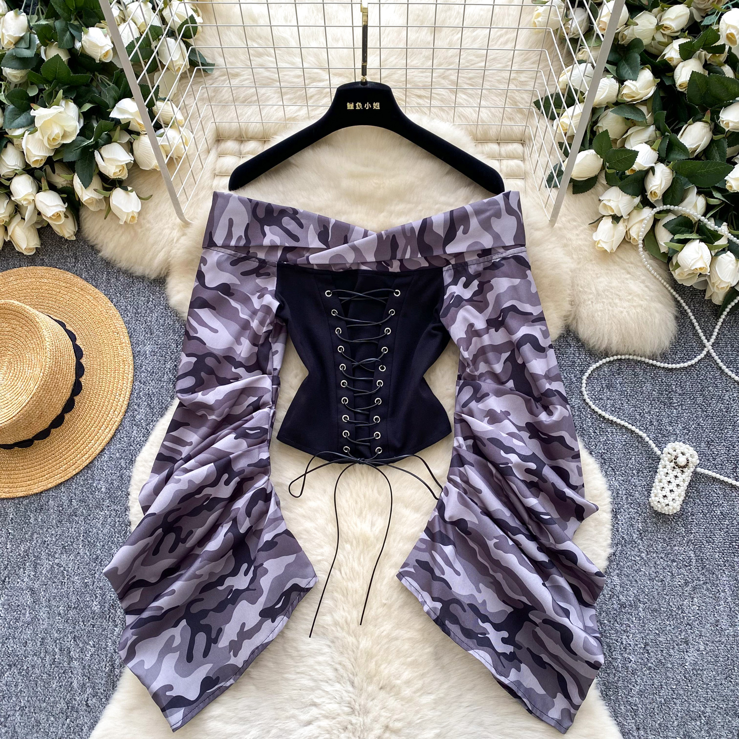 Vintage Blouse slash neck Draw - Vintage Fashion Drawings review and price