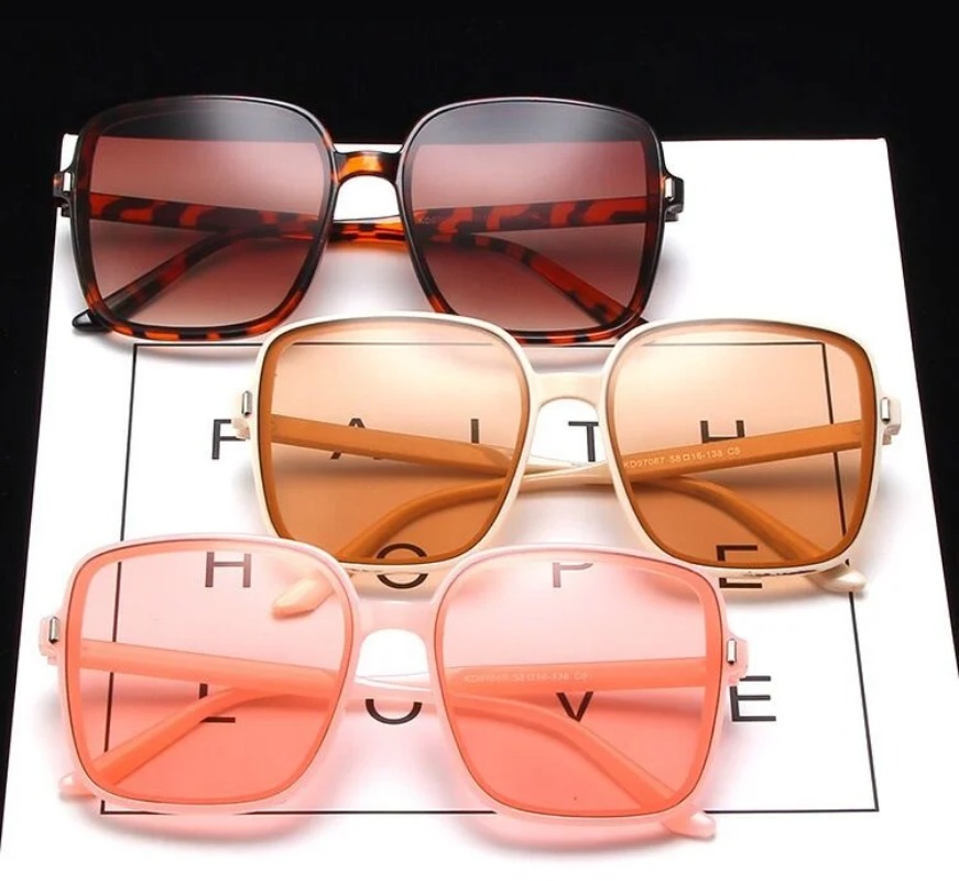Vintage Oversized Square Sungl - Vintage Fashion Designer review and price