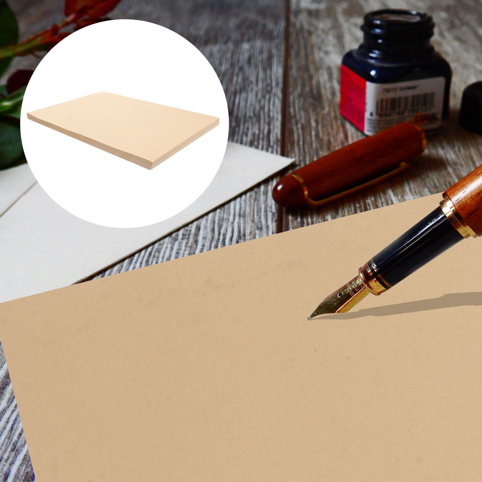 100 Sheets Kraft Paper Light B - Vintage Fashion Drawings review and price