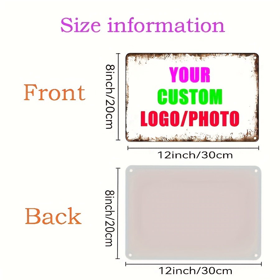 Custom Your Logo/Photo Metal T - Vintage Fashion Plates review and price