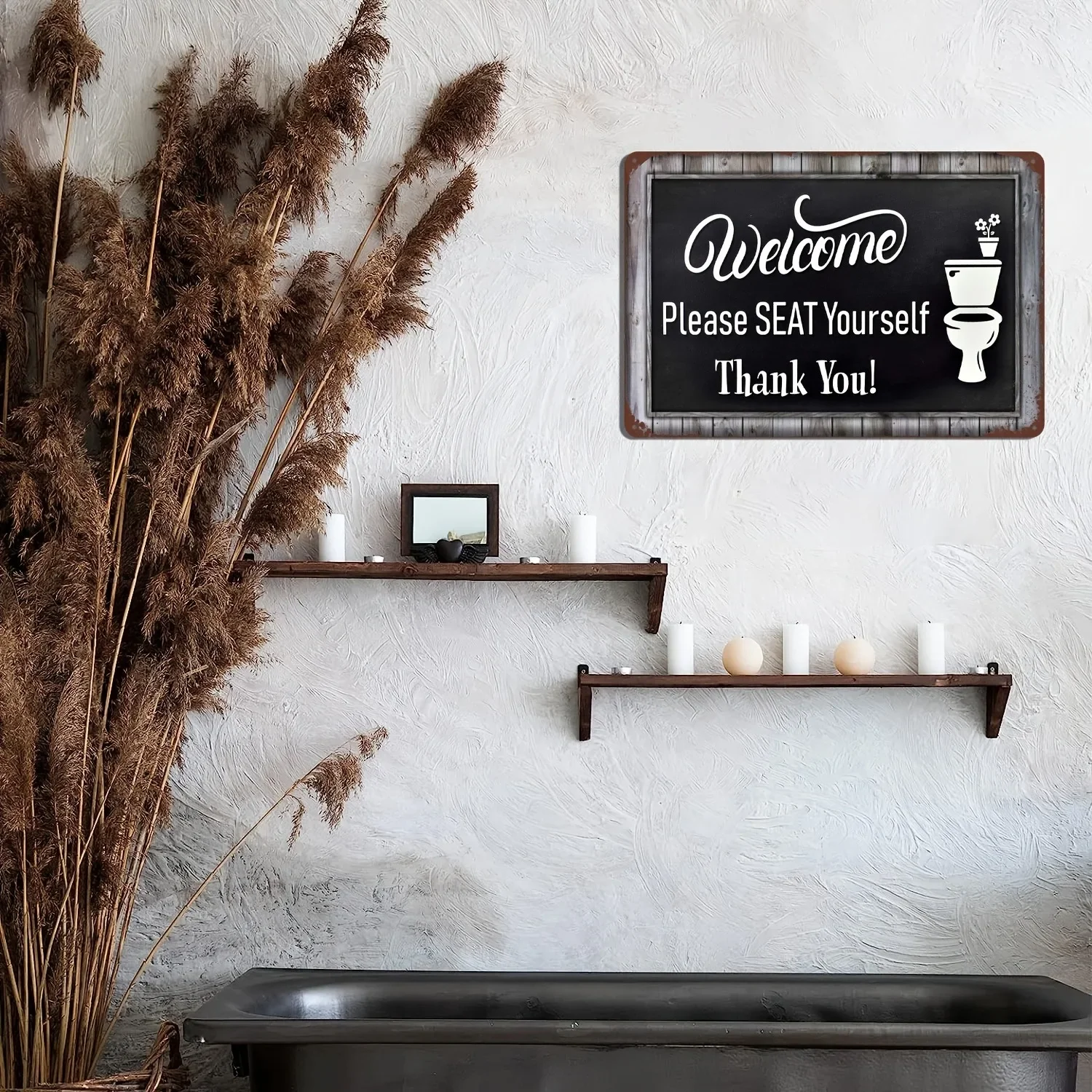 Funny Word Bathroom Decor Wari - Vintage Fashion Plates review and price