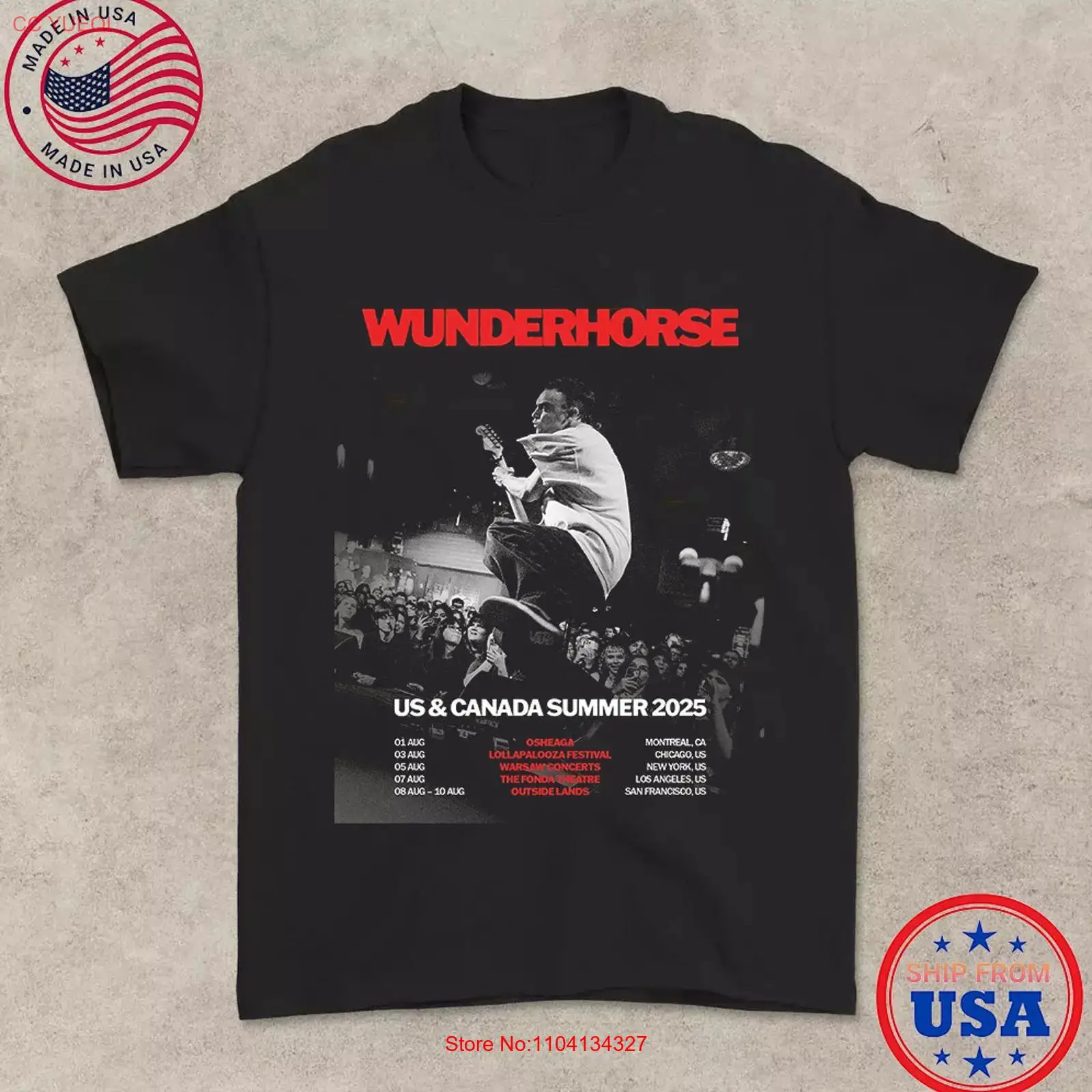 Wunderhorse 2025 Tour SUMMER U - Vintage Fashion Canada review and price