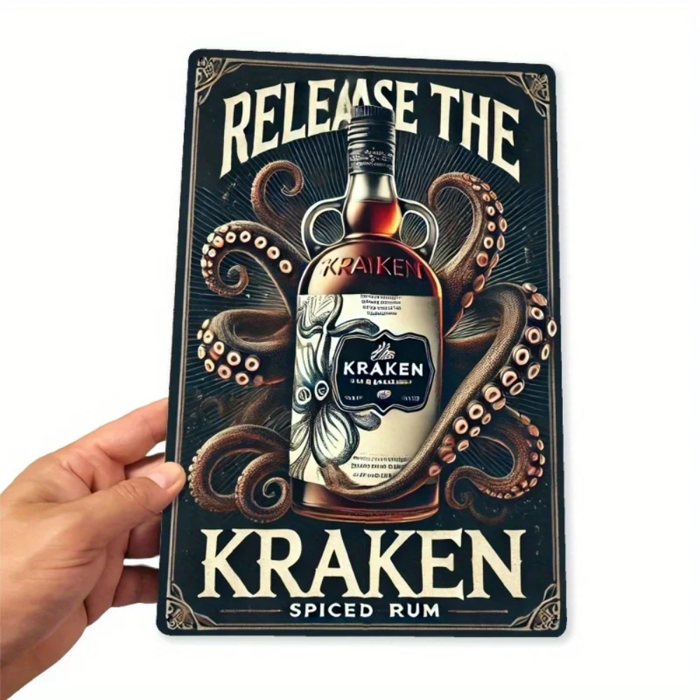 Vintage Kraken Spiced Rum Meta - Vintage Fashion Plates review and price