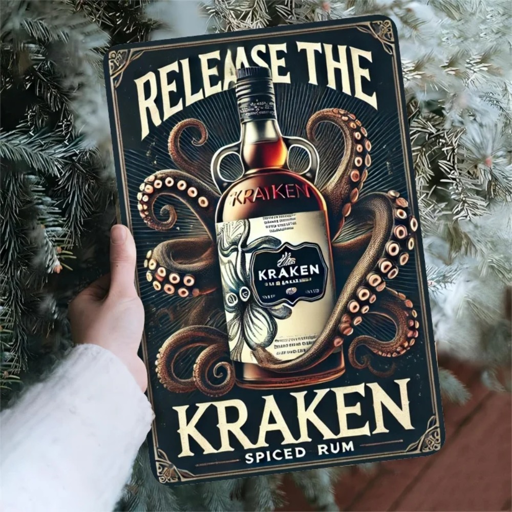 Vintage Kraken Spiced Rum Meta - Vintage Fashion Plates review and price