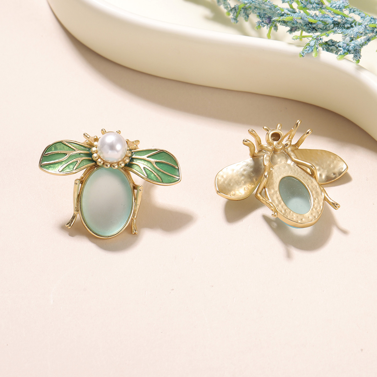 Vintage Inspired Green Enamel  - Vintage Fashion Bug review and price