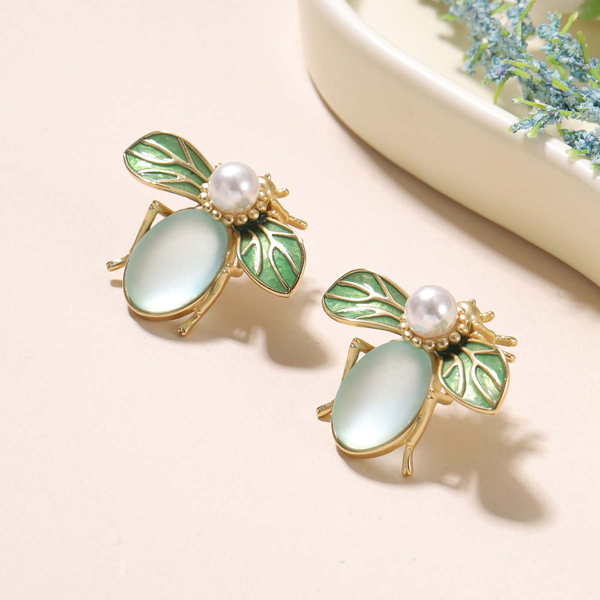 Vintage Inspired Green Enamel  - Vintage Fashion Bug review and price