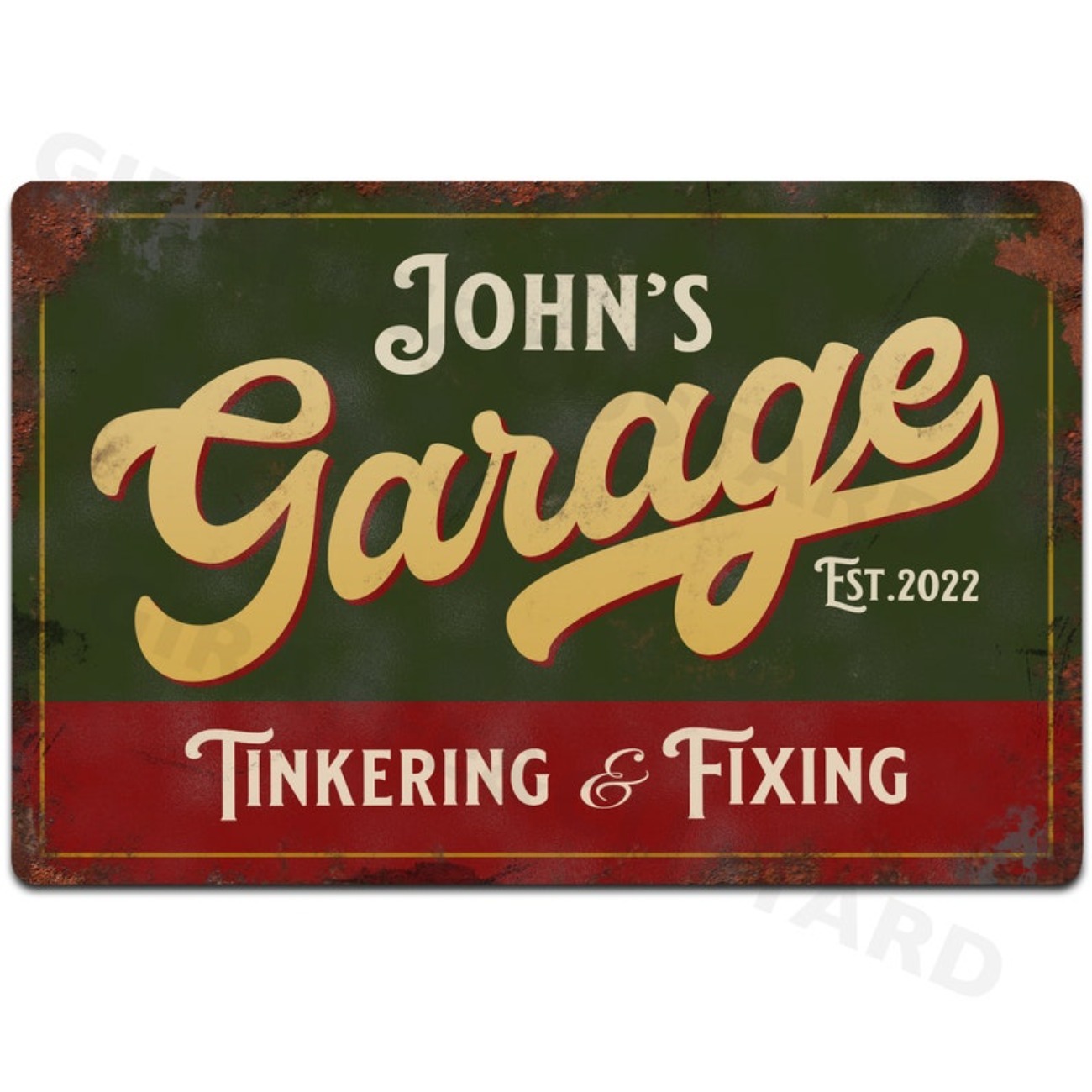 Custom Personalised Garage Met - Vintage Fashion Plates review and price