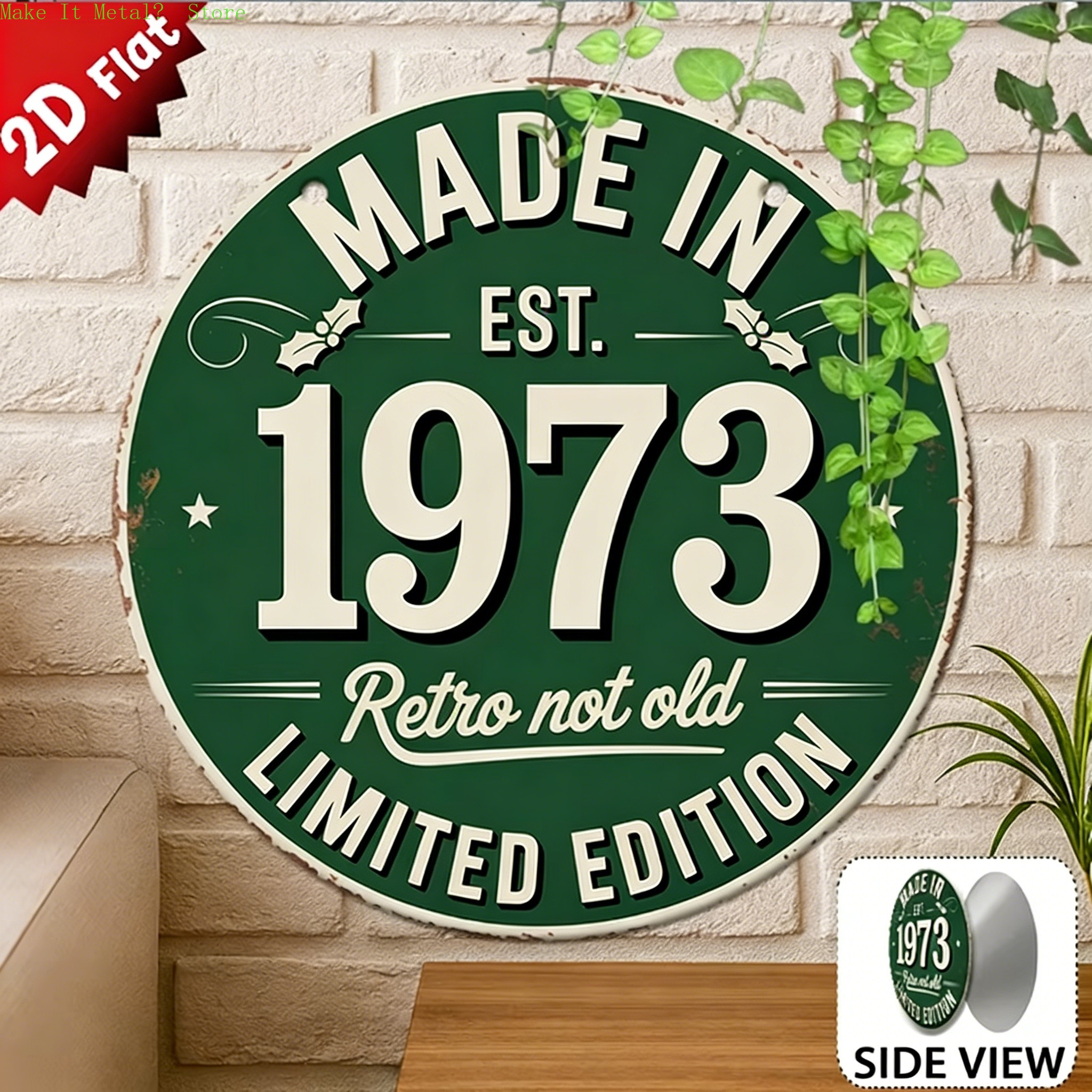 Made in 1976 Retro Not Old 2D  - Vintage Fashion Plates review and price
