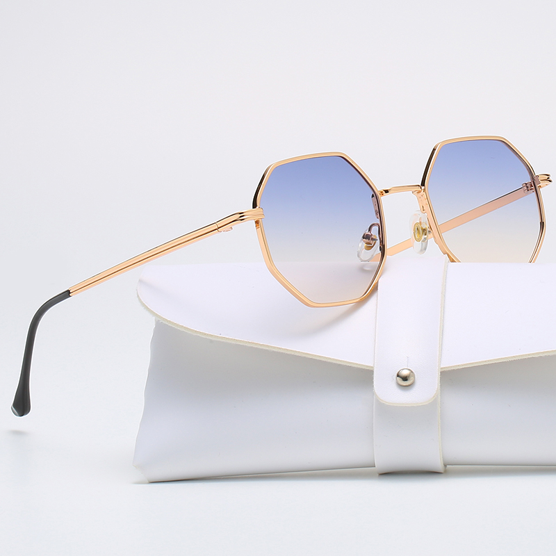 Square Polygon Metal Sunglasse - Vintage Fashion Designer review and price