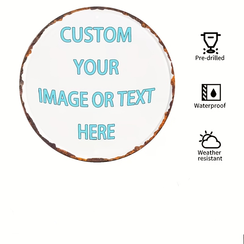 Custom Round Metal Tin Sign, P - Vintage Fashion Plates review and price